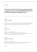 ACLS pre EXAM A&plus; GRADE ASSURED COMPLETE SOLUTIONS AND VERIFIED ANSWERS