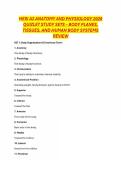 HESI A2 ANATOMY AND PHYSIOLOGY 2026 QUIZLET STUDY SETS &ndash; BODY PLANES&comma; TISSUES&comma; AND HUMAN BODY SYSTEMS REVIEW