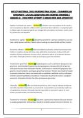 NR 327 MATERNAL CHILD NURSING FINAL EXAM-CHAMBERLAIN UNIVERSITY&vert; ACTUAL QUESTIONS AND VERIFIED ANSWERS &vert; GRADED A&plus; &vert; PASS FIRST ATTEMPT &vert; BRAND NEW 2026 UPDATE&excl;&excl;&excl;&excl;&excl;&NewLine;