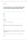 NCLEX PN fundamentals EXAM A&plus; GRADE ASSURED COMPLETE SOLUTIONS AND VERIFIED ANSWERS
