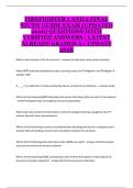Firefighter I & II &ndash; Final Exam Study Guide &ndash; 2025&ndash;2026 &ndash; Fire Suppression&comma; Rescue Operations&comma; Safety Procedures&comma; and Emergency Response Review Material