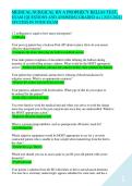 Med Surg RN A Prophecy Relias Exam Practice Questions Answers Nursing Study Guide PDF Download&NewLine;&NewLine;