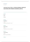 NCLEX PN fundamentals EXAM A&plus; GRADE ASSURED COMPLETE SOLUTIONS AND VERIFIED ANSWERS
