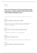 CPA EXAM A&plus; GRADE ASSURED COMPLETE SOLUTIONS AND VERIFIED ANSWERS