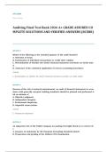 CPA EXAM A&plus; GRADE ASSURED COMPLETE SOLUTIONS AND VERIFIED ANSWERS