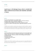 CPA EXAM A&plus; GRADE ASSURED COMPLETE SOLUTIONS AND VERIFIED ANSWERS
