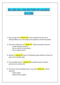 BIOL 1090 FINAL EXAM QUESTIONS WITH ACCURATE SOLUTIONS 