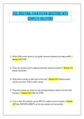 BIOL 1090 FINAL EXAM REVIEW QUESTIONS WITH COMPLETE SOLUTIONS
