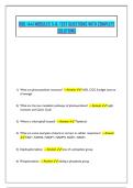 BIOL 1441 MODULES 5-8&colon; TEST QUESTIONS WITH COMPLETE SOLUTIONS 