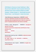 ACHE Board of Governors Exam Healthcare &vert;&vert; Most &NewLine;Recent Exam 2026-2027 Actual Complete Real Exam &NewLine;Questions And Correct Answers &lpar;Expertly Verified &NewLine;Answers&rpar;  Already Graded A&plus; &vert; Guaranteed Success&excl;&excl; &NewLine;Newest Exam &vert; Just Released&excl;&excl;&ndash; Instant Download 