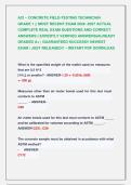 ACI Concrete Field Testing Technician- Grade I Exams &vert; Most Recent Exams 2026-2027 