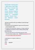 ACOLS MLD Training Exam &NewLine;&vert;&vert; Most Recent Exam 2026&NewLine;2027 Actual Complete Real &NewLine;Exam Questions And &NewLine;Correct Answers &lpar;Expertly &NewLine;Verified Answers&rpar;  Already &NewLine;Graded A&plus; &vert; Guaranteed &NewLine;Success&excl;&excl; Newest Exam &vert; &NewLine;Just Released&excl;&excl;&ndash; Instant &NewLine;Download 