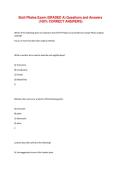 STOTT Pilates Exam Practice Questions Answers Pilates Certification Study Guide PDF Download&NewLine;&NewLine;
