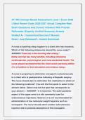 ATI RN Concept Based Assessment Level 1 Exam 2026 &NewLine;&vert;&vert; Most Recent Exam 2026-2027 Actual Complete Real &NewLine;Exam Questions And Correct Answers With Precise &NewLine;Rationales &lpar;Expertly Verified Answers&rpar; Already            &NewLine;Graded A&plus; &vert; Guaranteed Success&excl;&excl; Newest 