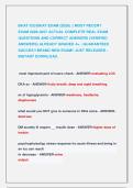 BKAT ICU&sol;BKAT EXAM &lpar;2026&rpar; &vert;&vert; MOST RECENT              &NewLine;EXAM 2026-2027 ACTUAL COMPLETE REAL EXAM &NewLine;QUESTIONS AND CORRECT ANSWERS &lpar;VERIFIED &NewLine;ANSWERS&rpar; ALREADY GRADED A&plus; &vert; GUARANTEED &NewLine;SUCCES&excl;&excl; BRAND NEW EXAM&excl;&excl; JUST RELEASED&period;&NewLine;INSTANT DOWNLOAD&period;