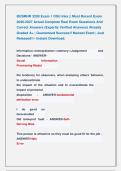 BUSMHR 3200 Exam 1 OSU Inks &vert;&vert; Most Recent Exam &NewLine;2026-2027 Actual Complete Real Exam Questions And &NewLine;Correct Answers &lpar;Expertly Verified Answers&rpar; Already &NewLine;Graded A&plus; &vert; Guaranteed Success&excl;&excl; Newest Exam &vert; Just &NewLine;Released&excl;&excl;&ndash; Instant Download&period;