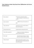 Texas Esthetician Written State Board Exam 2026Questions And Correct Detailed Answers
