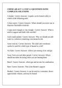 CHEM LAB ACT 1-2 EXP 1-2 QUESTIONS WITH COMPLETE SOLUTIONS