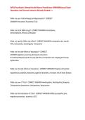 APEA Psychiatric-Mental Health Nurse Practitioner &lpar;PMHNP&rpar;Actual Exam Questions And Correct Answers Already Graded A&plus;