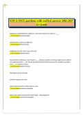 CDCA OSCE Questions with Verified Answers 2026&sol;2027 A&plus; Grade Clinical Dental Hygiene Objective Structured Clinical Examination Study Guide