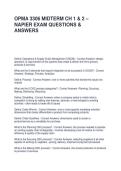 OPMA 3306 MIDTERM CH 1 & 2 &ndash; NAPIER EXAM QUESTIONS & ANSWERS