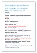 Cannon Trust School 2 Exam&vert;&vert; Most  Recent Exam &NewLine;2026-2027 Actual Complete Real Exam  Questions And &NewLine;Correct Answers &lpar;Verified  Answers&rpar; Already Graded                     &NewLine;A&plus; &vert; Guaranteed Success&excl;&excl; Newest Exam &vert; Just                 &NewLine;Released&excl;&excl;