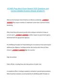 ACAMS-Prep-Mock Exam Newest 2026 Questions and &NewLine;Correct Detailed Answers Already Graded A&plus;