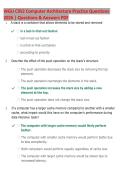 WGU C952 Computer Architecture Practice Questions &NewLine;2026 &vert; Questions & Answers PDF