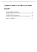 Deeltentamen 2 Embryologie &vert; Regulering Vorm Functie &vert; UvA &vert; 2025&sol;26