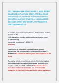 CITI TRAINING EXAM STUDY GUIDE &vert;&vert;  MOST RECENT &NewLine;EXAM 2026-2027 ACTUAL COMPLETE REAL EXAM &NewLine;QUESTIONS AND CORRECT ANSWERS &lpar;VERIFIED &NewLine;ANSWERS&rpar; ALREADY GRADED A&plus; &vert; GUARANTEED                   &NewLine;SUCCES&excl;&excl; BRAND NEW EXAM&excl;&excl; JUST RELEASED&period;                     