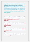 Class E driver Georgia practice exam test fullysolved &NewLine;& updated &lpar;latest version verified for accuracy&rpar; &NewLine;Georgia Class E License Practice Test &vert;&vert; Most Recent &NewLine;Exam 2026-2027 Actual Complete Real Exam Questions And &NewLine;Correct Answers &lpar;Expertly Verified A