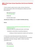 MDC 3 Final Exam Actual Questions And Correct Detailed Answers