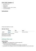 ISYE 6501&vert; Midterm 2 intro to analytics modelling exam&vert; Questions and answers &vert; Updated 100&percnt; correct 