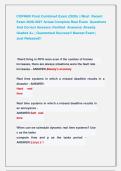 COP4600 Final Combined Exam &lpar;2026&rpar; &vert;&vert; Most  Recent &NewLine;Exam 2026-2027 Actual Complete Real Exam  Questions &NewLine;And Correct Answers &lpar;Verified  Answers&rpar; Already &NewLine;Graded A&plus; &vert; Guaranteed Success&excl;&excl; Newest Exam &vert;                 &NewLine;Just Released&excl;&excl;