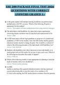 ESE 200 PACKAGE FINAL TEST 2026&NewLine;QUESTIONS WITH CORRECT&NewLine;ANSWERS GRADED A&plus;