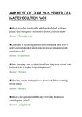 AAB MT STUDY GUIDE 2026 VERIFIED Q&A&NewLine;MASTER SOLUTION PACK&NewLine;