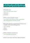 ESE 200 STUDY GUIDE 2026 TEST PAPER&NewLine;QUESTIONS AND SOLUTIONS GRADED A&plus;&NewLine;