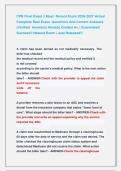 CPB Final Exam &vert;&vert; Most  Recent Exam 2026-2027 Actual &NewLine;Complete Real Exam  Questions And Correct Answers &NewLine;&lpar;Verified  Answers&rpar; Already Graded A&plus; &vert; Guaranteed &NewLine;Success&excl;&excl; Newest Exam &vert; Just Released&excl;&excl;