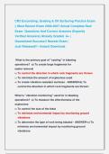 CR2 Excavating&comma; Grading & Oil Surfacing Practice Exam &NewLine;&vert;&vert; Most Recent Exam 2026-2027 Actual Complete Real &NewLine;Exam  Questions And Correct Answers &lpar;Expertly &NewLine;Verified Answers&rpar; Already Graded  A&plus; &vert;                    &NewLine;Guaranteed Success&excl;&excl; Newest Exam &vert;    