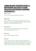 ABMDI BOARD CERTIFICATION 73&NewLine;QUESTIONS 2026 FINAL PAPER&NewLine;PRACTICE QUESTIONS ANSWERS&NewLine;ACCURATE A&plus;&NewLine;