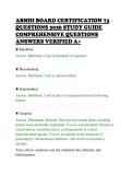 ABMDI BOARD CERTIFICATION 73&NewLine;QUESTIONS 2026 STUDY GUIDE&NewLine;COMPREHENSIVE QUESTIONS&NewLine;ANSWERS VERIFIED A&plus;&NewLine;