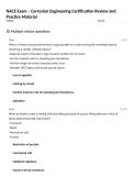 NACE Exam &ndash; Corrosion Engineering Certification Review and Practice Material