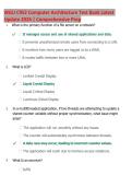 WGU C952 Computer Architecture Test Bank Latest &NewLine;Update 2026 &vert; Comprehensive Prep