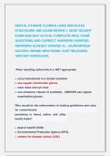 DENTAL HYGIENE FLORIDA LAWS AND RULES &NewLine;STUDYGUIDE AND EXAM REVIEW &vert;&vert;  MOST RECENT &NewLine;EXAM 2026-2027 ACTUAL COMPLETE REAL EXAM &NewLine;QUESTIONS AND CORRECT ANSWERS &lpar;VERIFIED &NewLine;ANSWERS&rpar; ALREADY GRADED A&plus; &vert; GUARANTEED &NewLine;SUCCES&excl;&excl; BRAND NEW EXAM&excl;&excl; JUST RELEASED&period; -I
