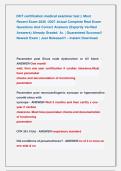 DOT certification medical examiner test &vert;&vert; Most            &NewLine;Recent Exam 2026 -2027 Actual Complete Real Exam &NewLine;Questions And Correct Answers &lpar;Expertly Verified &NewLine;Answers&rpar; Already Graded  A&plus; &vert; Guaranteed Success&excl;&excl; &NewLine;Newest Exam &vert; Just Released&excl;&excl; &ndash; Instant