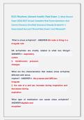 ECG Rhythms &lpar;Advent health&rpar; Real Exam &vert;&vert; Most Recent &NewLine;Exam 2026-2027 Actual Complete Real Exam Questions And &NewLine;Correct Answers &lpar;Verified Answers&rpar; Already Graded A&plus; &vert; &NewLine;Guaranteed Success&excl;&excl; Brand New Exam&vert; Just Released&excl;&excl;