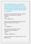 EEG BOARD PREP ASAP TEST 2 VERSIONS 2026 &NewLine;BANK &vert;&vert; MOST RECENT EXAM 2026-2027 ACTUAL &NewLine;COMPLETE REAL EXAM QUESTIONS AND CORRECT &NewLine;ANSWERS &lpar;VERIFIED ANSWERS&rpar; ALREADY GRADED &NewLine;A&plus; &vert; GUARANTEED SUCCESS&excl;&excl; BRAND NEW EXAM&excl;&excl; &NewLine;JUST RELEASED&excl;&excl;   
