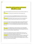 CompXM &ndash; Verified Questions & Answers &lpar;2026&sol;2027 A&plus; Edition&rpar;&vert;CompXM Verified Complete Capstone Business Simulation Exam Review Guide