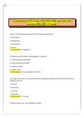 Computerized CSCE Exam with OSCE 2026 Questions and Answers 2026&sol;2027 A&plus; Grade Complete Clinical Simulation and Objective Structured Clinical Examination Study Guide