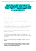 Life Insurance Principles &lpar;Primerica&rpar; &ndash; Study Guide &ndash; 2025&ndash;2026 &ndash; Life Insurance Concepts&comma; Policy Types&comma; and Client Needs Analysis Review Material